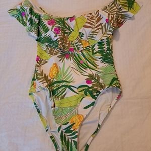 Trina Turk 1 Piece Bathing Suit Lined Multicolored Size 8